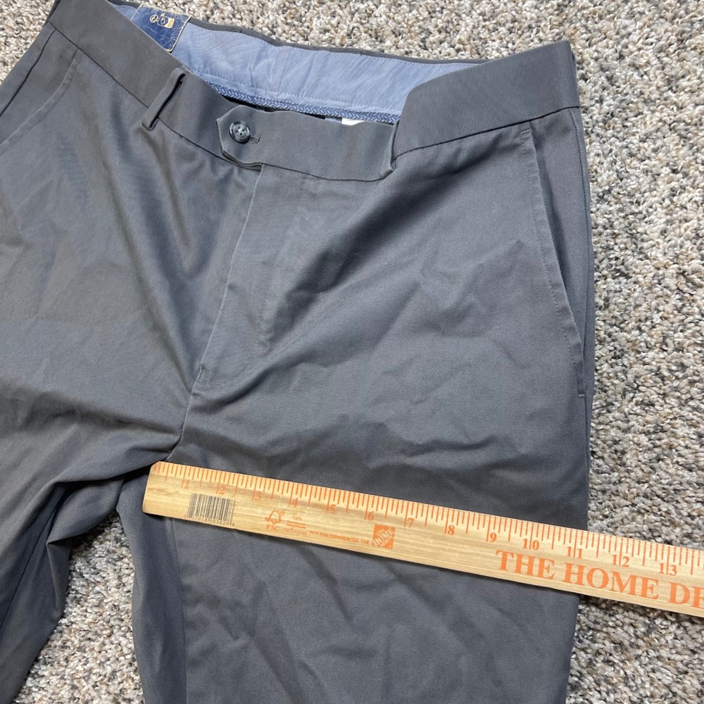 Charles Tyrwhitt Dark Charcoal Gray Chinos - Picture 7 of 8